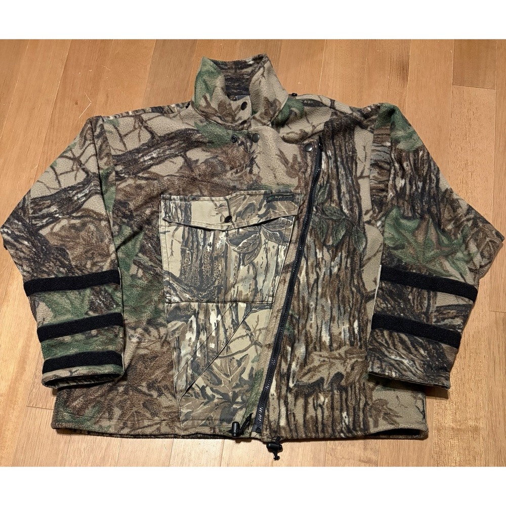 Vintage Suzy Smith Hunting Jacket Realtree Camo Rare 90s 80s Canada Large Camp
